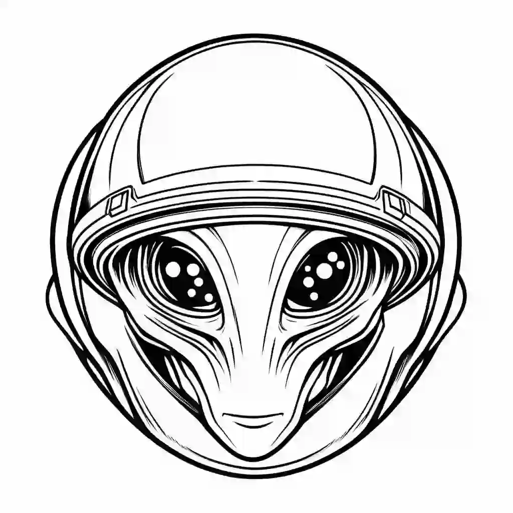 Alien Planets coloring pages